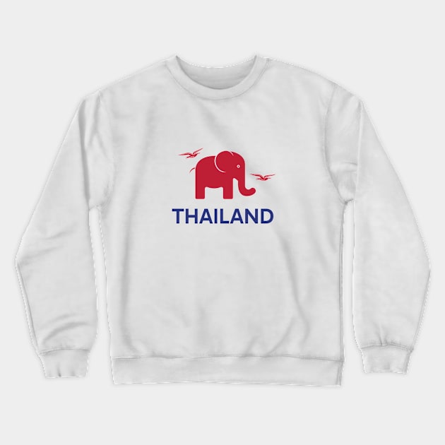 Thailand National Symbol Crewneck Sweatshirt by kindacoolbutnotreally